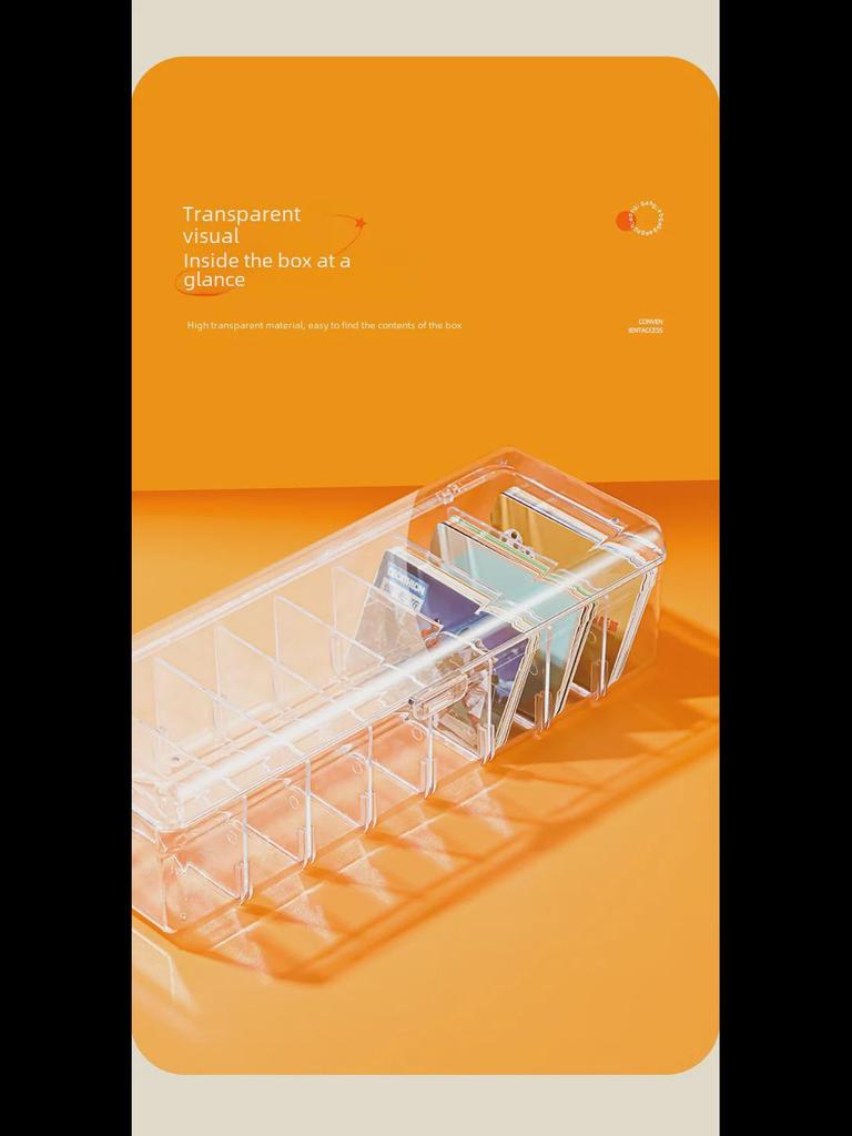 Органайзер для карточек и флеш-карт Ultraman: Компактный ящик для хранения карточек, заметок и визиток.