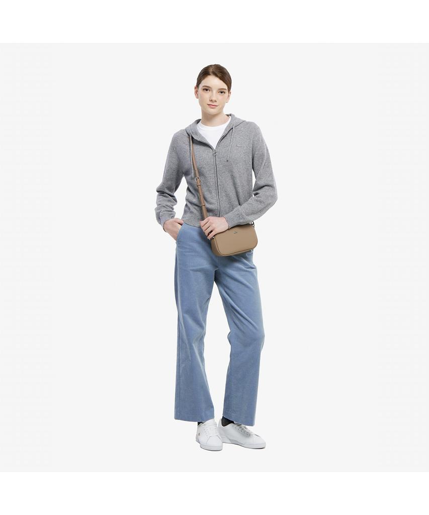 LACOSTE Женские повседневные вельветовые брюки полуширокого кроя Hf625E-55N Hbp