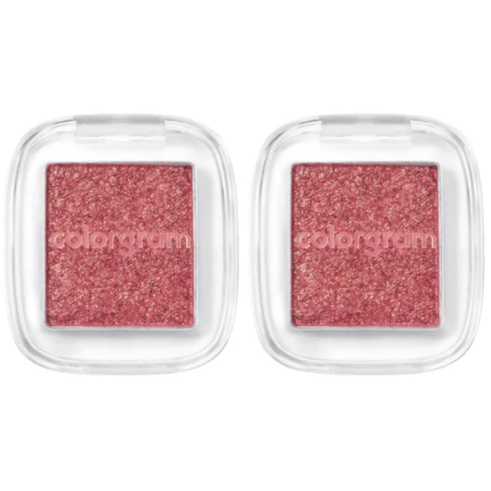 Colorgram Single Cube Eyeshadow Glitter 14 Coral Storm X2