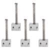 5PCS Metal Bass Bridge Saddles Silver/Golden Electric Bass Bridge Saddles  Bass Electric Guitar Kits