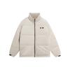 Embroidered Logo Zip-Up Down Jacket Men Outerwear White AYMS315-2