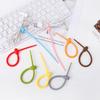 21.5cm Color Silicone Cable Ties: Versatile Organizing Tools for Cables, Jewelry, and Keychains