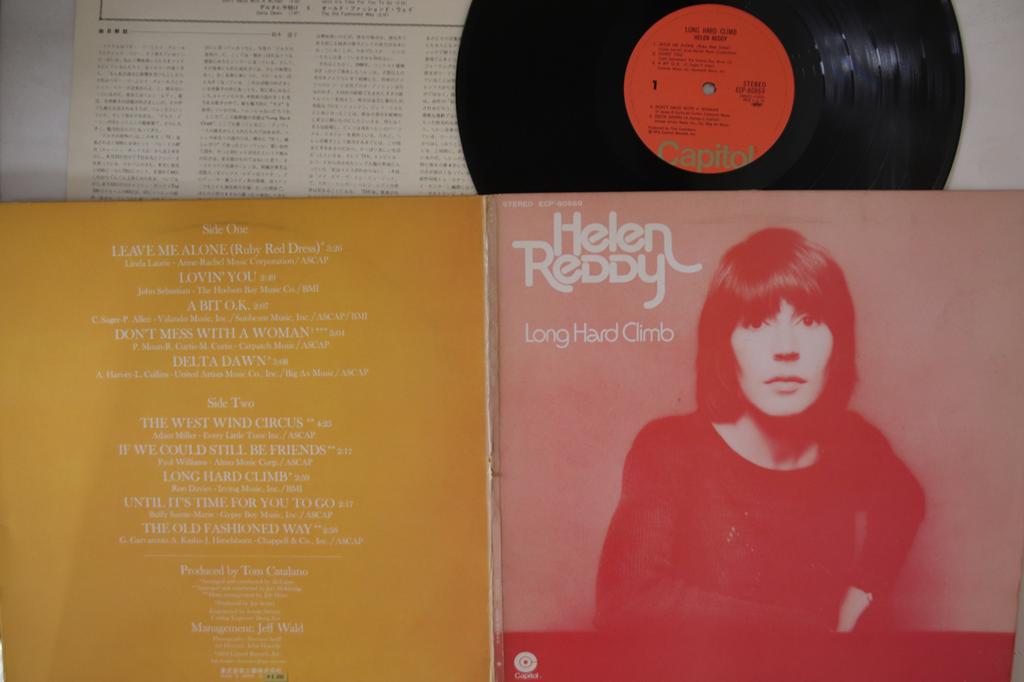 Виниловая пластинка HELEN REDDY - Long Hard Climb ECP80869 CAPITOL 1973 Япония Поп Б/У