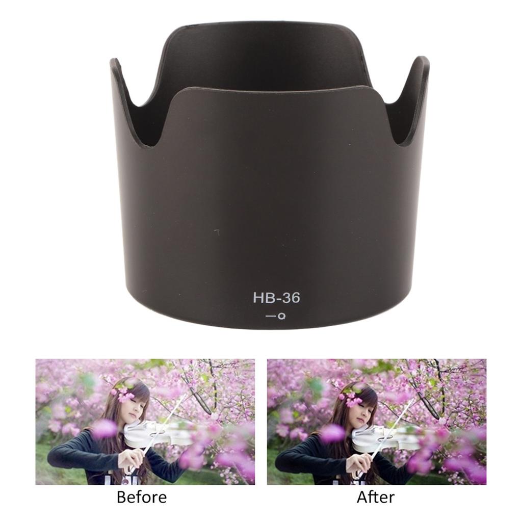 HB‑36 Plastic Lens Hood for Nikon AF S VR Zoom‑Nikkor 70‑300mm F 4.5‑5.6G IF ED
