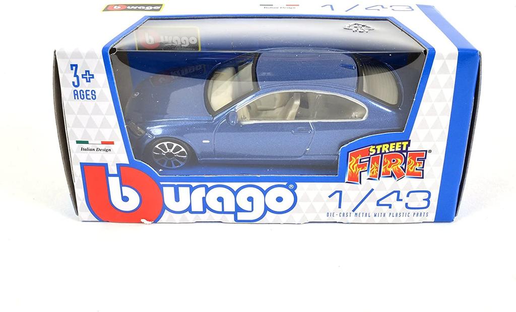 Масштабная миниатюрная модель автомобиля Bburago BM 335i BMW 2008 1/43 (синий)