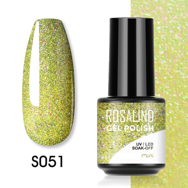 Гель-лак для ногтей ROSALIND, замачиваемый УФ-светодиодный гель-лак, полуперманентный гель-лак для ногтей для дизайна ногтей