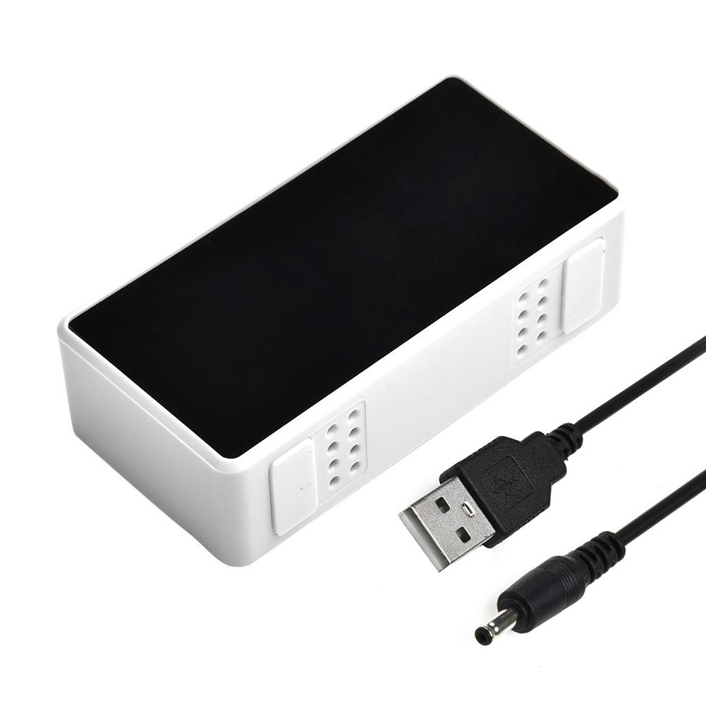 Светодиодный цифровой будильник USB/зеркало на батарейке Дисплей в реальном времени Прикроватный столик Будильник