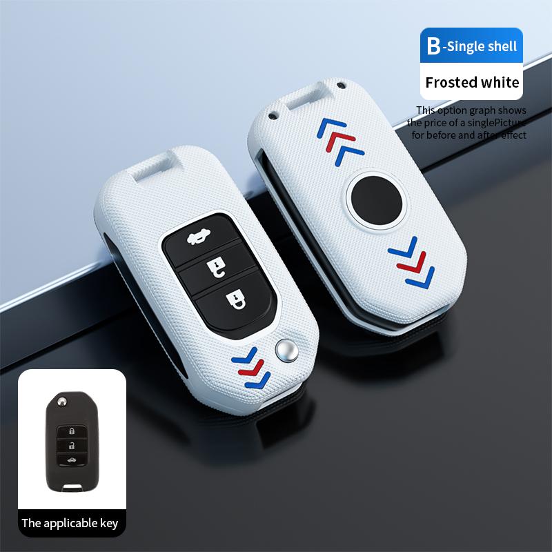 Чехол для автомобильного ключа с узором из АБС-пластика для Honda Civic HRV CRV XRV CR-V Crider Odyssey Pilot Fit Accord Protector