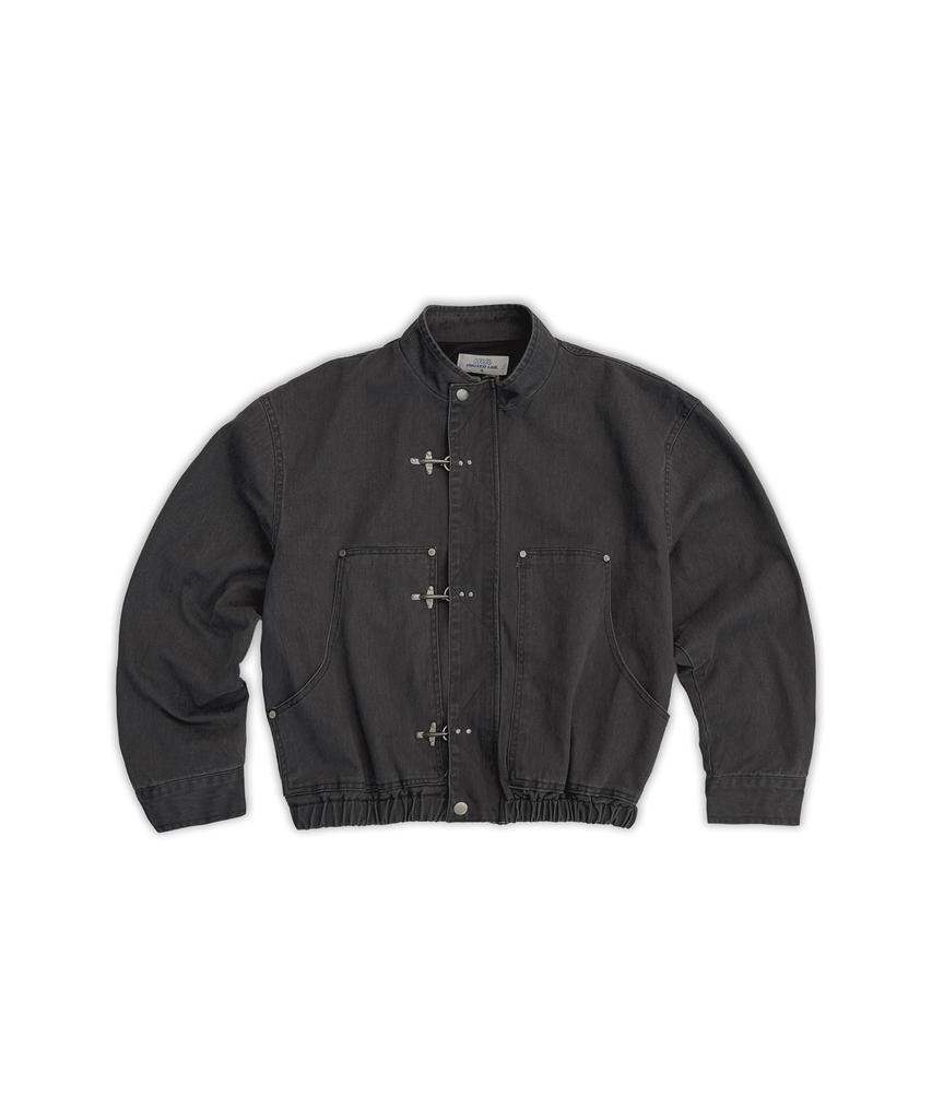 UNUSEDLAB Washed Fireman Jacket (Charcoal)