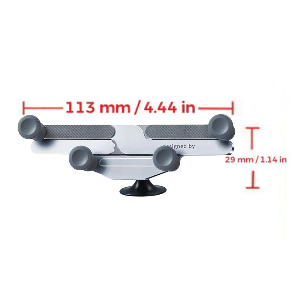 Гравитационный держатель для телефона в автомобиль Невидимый автоматический держатель для мобильного телефона Крепление на воздуховод Регулируемая подставка для телефона на приборную панель автомобиля Поддержка для интерьера автомобиля