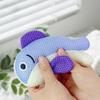 A Soap Bag for Playing While Scrubbing and Bathing Cute Whale - Shaped Sponge Soft Exfoliating Shower Loofah for Kids & Adults