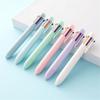 Office Kids Pen 6 in 1 Ball Pen Multifunction Macaron Pens Multicolor Pen Ballpoint Pen 6 Color Pen