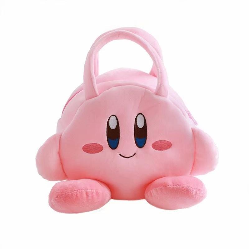 Плюшевая сумка Kirby большой вместимости для хранения и переноски ланч-бокса. Включает специальных персонажей.