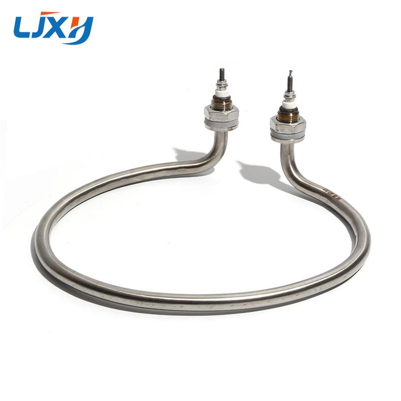 LJXH Round Heating Rod Electric Heating Pipe Noodle Cooking Stove Barrel Soup Pot Heating Tube 220V/380V 3KW/4KW Heater Element