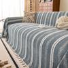 Chenille Sofa Cover Slipcover Living Room Modern Lightweight Dustproof Pet Resistant Throw Blanket Universal Fit