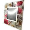 Les Trésors De Lily [L1502] - Red Beige 'Silk Butterfly' Photo Frame