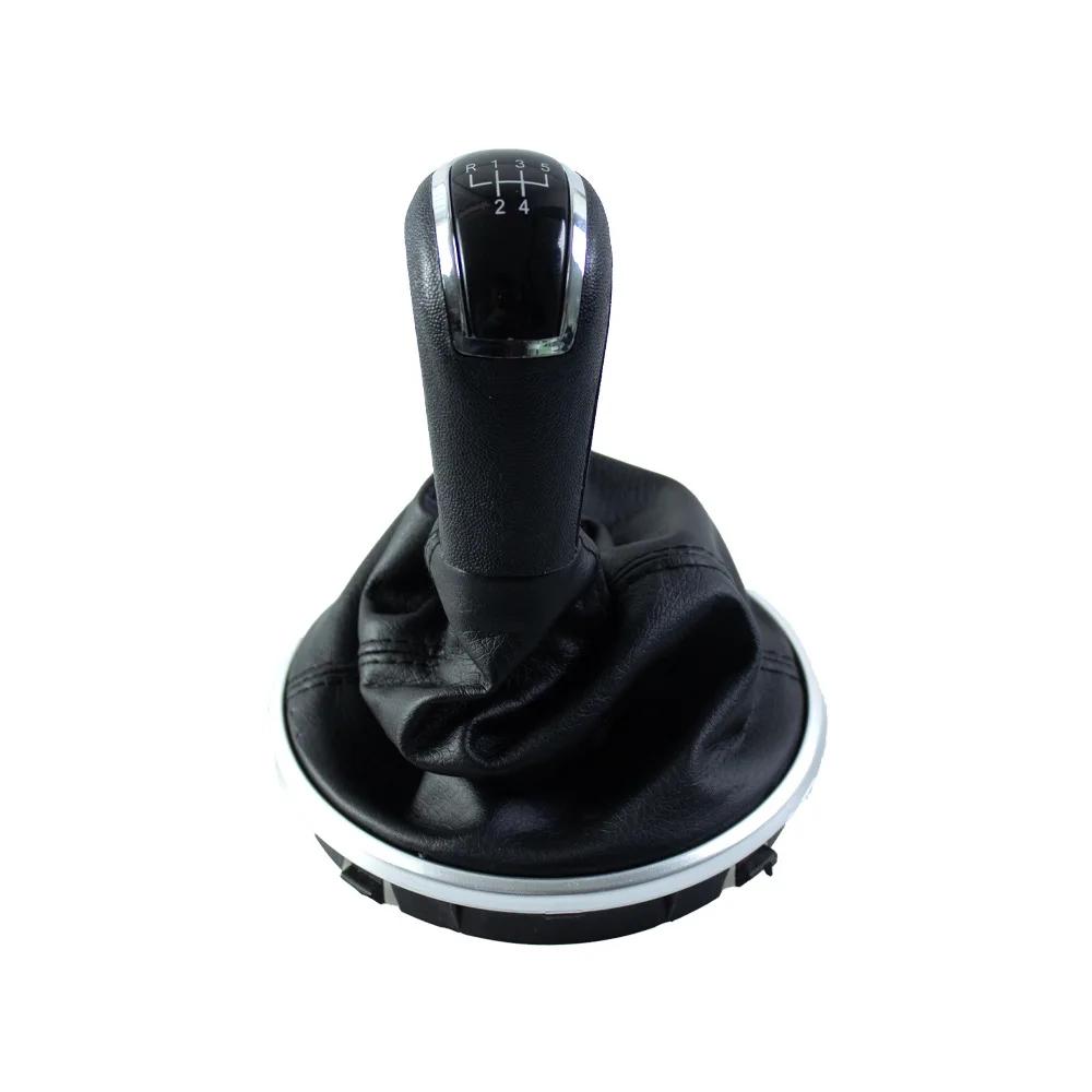 Для Skoda Fabia 2 2007-2010 / Roomster 2006-2010 Новый 5-ступенчатый рычаг переключения передач с кожаным чехлом