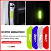 4 шт./компл. Светоотражающие наклейки безопасности для автомобиля для Renegade Wrangler Grand Cherokee Compass Patriot Commander Willys