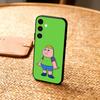 S-Sassy cartoon C-Clarences Phone Case For Samsung  A73,72,71,A52,51,40,41,A22,A32,31,A13, Soft Black Shell