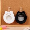 Cute Cat Photocard Holder Pendant Kitten Claw Plush Badge Display Keychain Transparent Badge Ita Bag Goods Display
