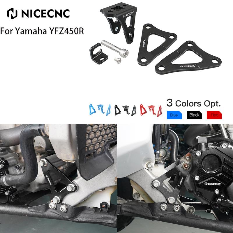NICECNC For Yamaha Engine Mounting Bracket YFZ450R 2009-2024 YFZ450R SE 2015-2024 YFZ450X 2010-2011 YFZ450 Rust Resistance ATV