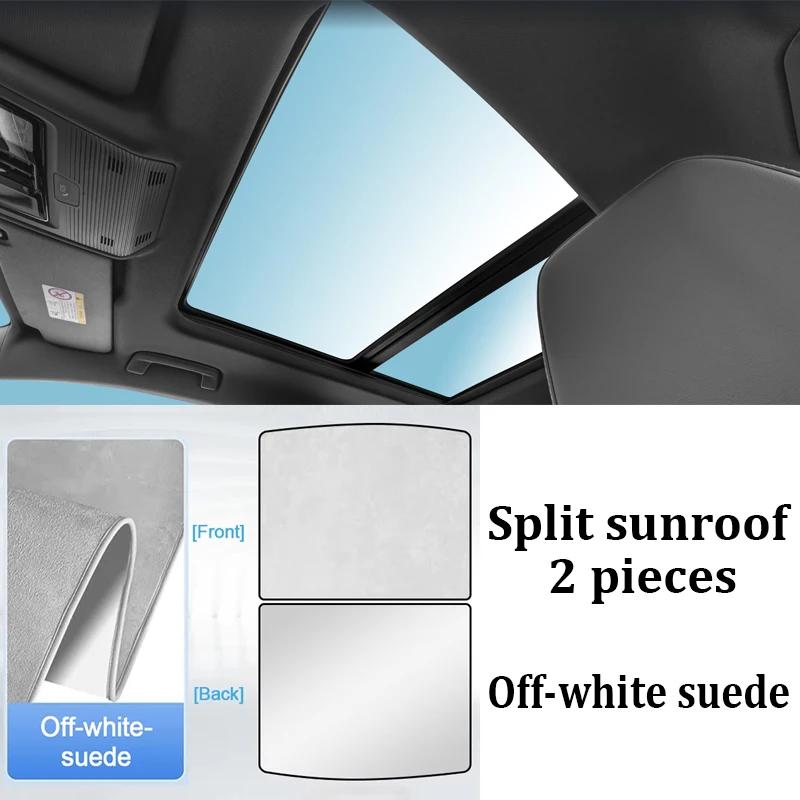 For Lixiang L8 Li L8 Accessories X02 MK1 2022~2025 Car Sunshade Electrostatic Adsorption Sunroof Anti UV Sun Visor Body Stickers