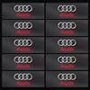 Car Steering Wheel 3D Sticker Decals Emblem Badge Car Styling For Audi A8 A5 A6 C5 C6 C7 A7 A3 A4 B5 B6 B7 B8 B9 D3 Q3 Q5 Q7 TT