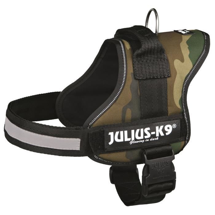 Power Harness Julius-K9 - 0 - ML : 58-76 Cm-40 Mm - Camouflage - For Dog