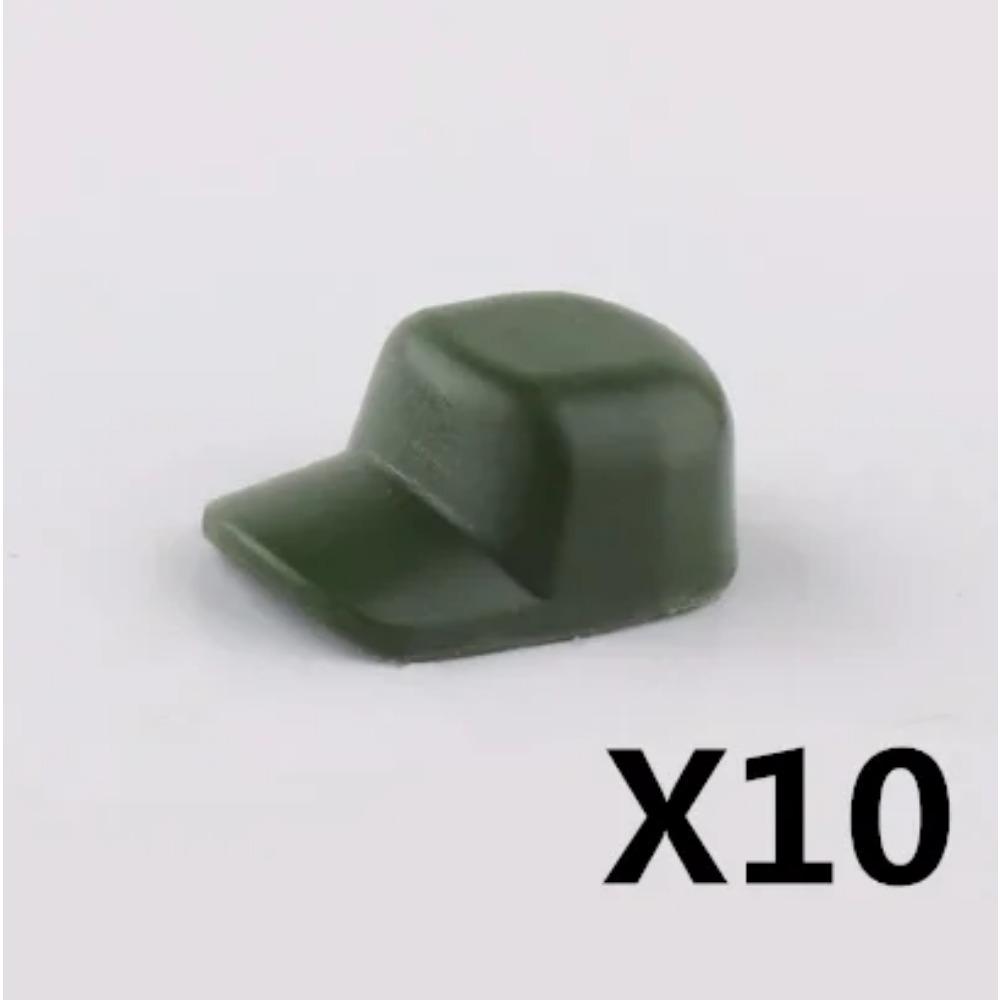 MOC Medieval Soldier Building Blocks King Beard Military Helmet Scarf Goggles Belt Cowboy Hat Duck Cap Mini Toys Brick Gift K042