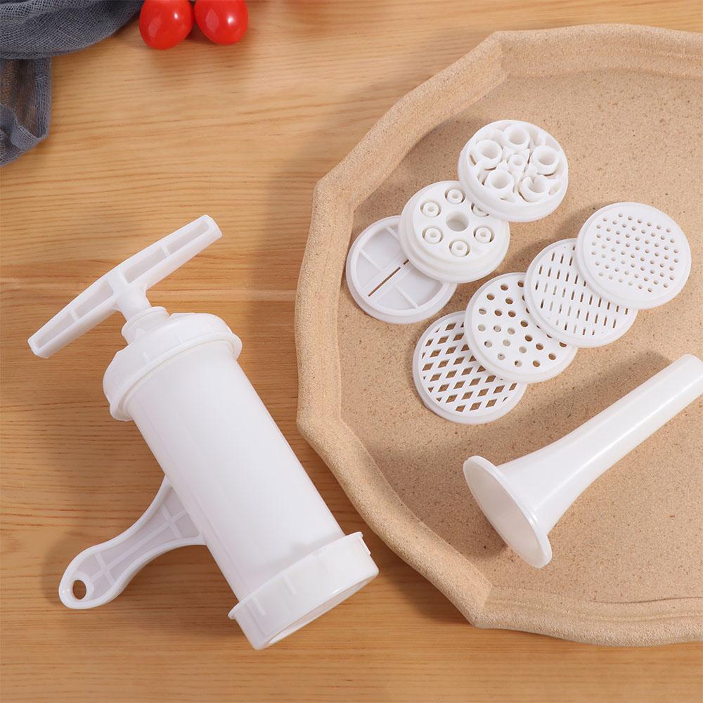 Ручная насадка для пасты Белый инструмент для спагетти Домашняя машина для изготовления пасты Кухонный новичок