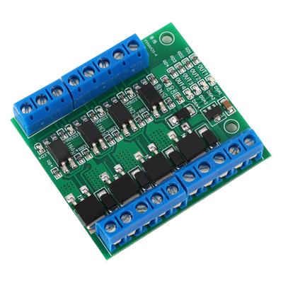 Модуль усилителя PWM 4-канальный MOS FET PLC, плата драйвера, модуль 320 В до 3,727 В постоянного тока, 10 А