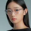 Semicolon Eyewear [EXCLUSIVE] Ringo Glasses Clear [Blue Light Lens]