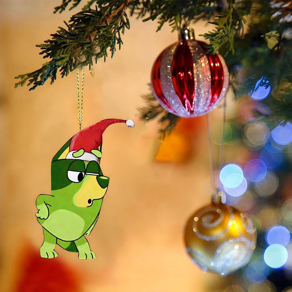 Подвесные тематические украшения для вечеринки, акриловые подарочные бирки для декора рождественской елки