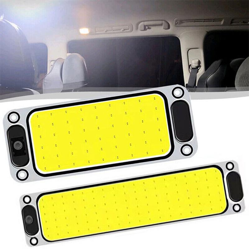 12-24 В автомобильное внутреннее освещение светодиодная полоса для чтения ночник лампа для внутреннего освещения с выключателем для фургона, грузовика