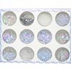 12 Jars/1 Box Shiny Sweet Pattern Manicure Nail Art Eye Make-up Sequin DIY Tool