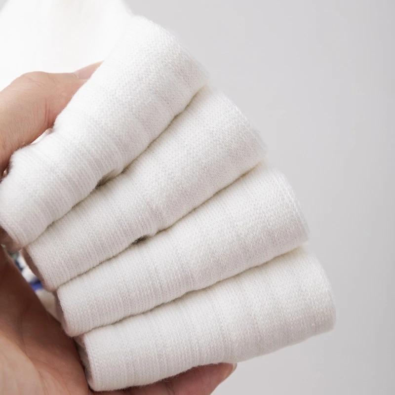 Новые красочные полосатые хлопковые дышащие короткие спортивные носки для езды на велосипеде и бега, баскетбольные носки, модные носки для пар