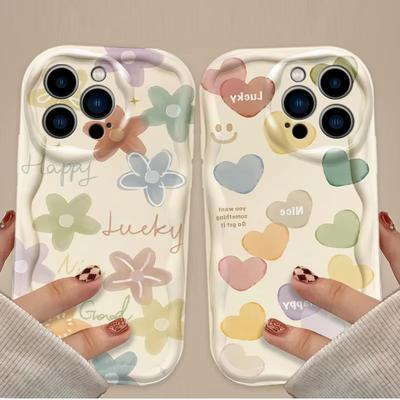 Мультяшный цветной узор граффити Волна Чехол для телефона для iPhone 17 Pro 16 15 14 Plus 13 12 11 Pro Max 16E 17 Air Ударопрочный чехол