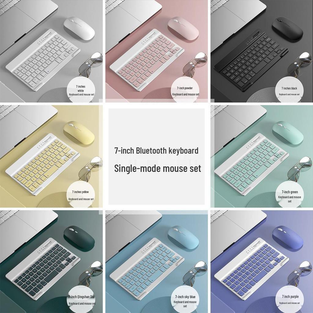 Беспроводной Bluetooth-набор клавиатуры и мыши Silent Magic для iPad, планшета, Huawei и телефона Apple