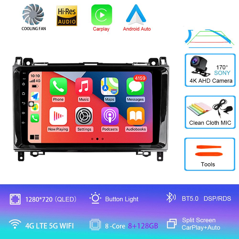 Android 14 Автомобильное радио для Mercedes-Benz B-Class T245 2005 - 2011 Мультимедийный видеоплеер Навигация стерео Нет 2din 2 din dvd