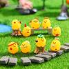 High-End Resin Micro Landscape Chicken Ornaments