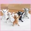 Charming Cat Figure Pen Holder Jewelry Stand And Earphone Support In Sturdy Pvc Material