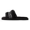 Puma Кроссовки женские Fluff Remix Slide черные белые 385240-01