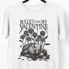 Ремейк футболки Bullet for my valentine 2009, совершенно новая белая футболка, рок