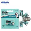Super Blue Razor Shaving Blades Stainless Steel Blades Classical Men Beard Cutting Double Edges Shaver Blades 5 Blades