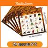 Halloween Party Bingo Game Set With Sticker Call Cards For Family Fun And Decorations