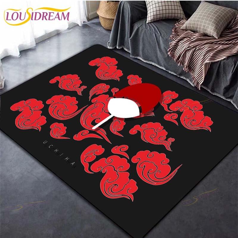 Коврик в стиле аниме, ковер, ковры Наруто для гостиной, мягкий напольный коврик, коврики для спальни, дверной коврик, нескользящие коврики, коврик для ванной
