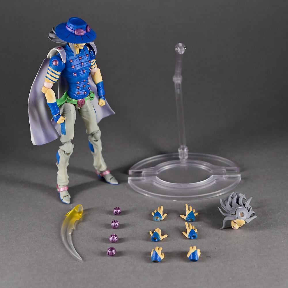 JoJo's Bizarre Adventure Гиро Цеппели Артикулированные Фигурки Игрушки 15см