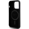 Etui do iPhone 15 Pro Tumi Leather Ballistic Pattern MagSafe Czarne