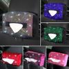 Автомобильная коробка для салфеток, держатель для бумаги Diamond Crystal, чехол для коробки для салфеток на спинку сиденья, контейнер для салфеток, держатель-органайзер для хранения в салоне автомобиля