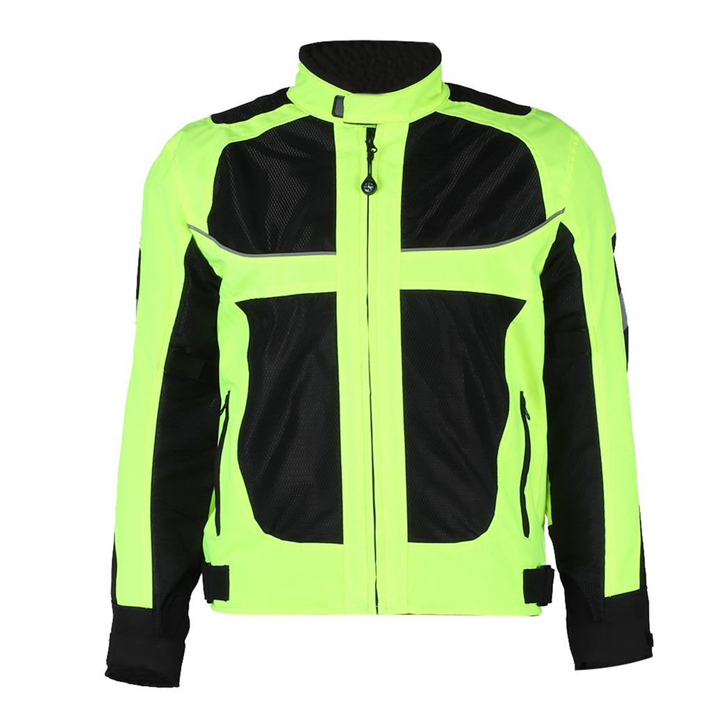 Мужская мотоциклетная одежда для езды, дышащая, гоночная, со светоотражающими элементами, полная защита для летаM